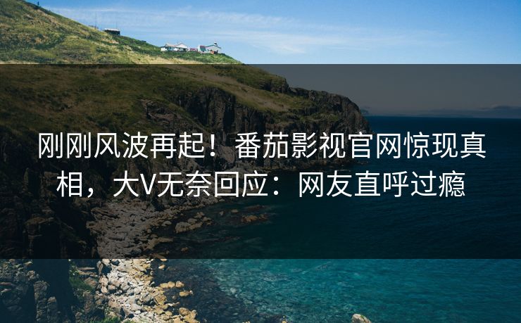 刚刚风波再起！番茄影视官网惊现真相，大V无奈回应：网友直呼过瘾